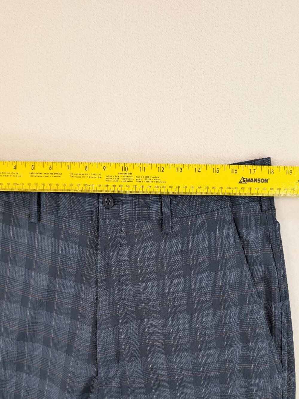 Nike Golf Pants Dri-FIT Navy Blue Plaid Straight Leg Mens 36x36‎ | BUNDLE - Picture 8 of 10